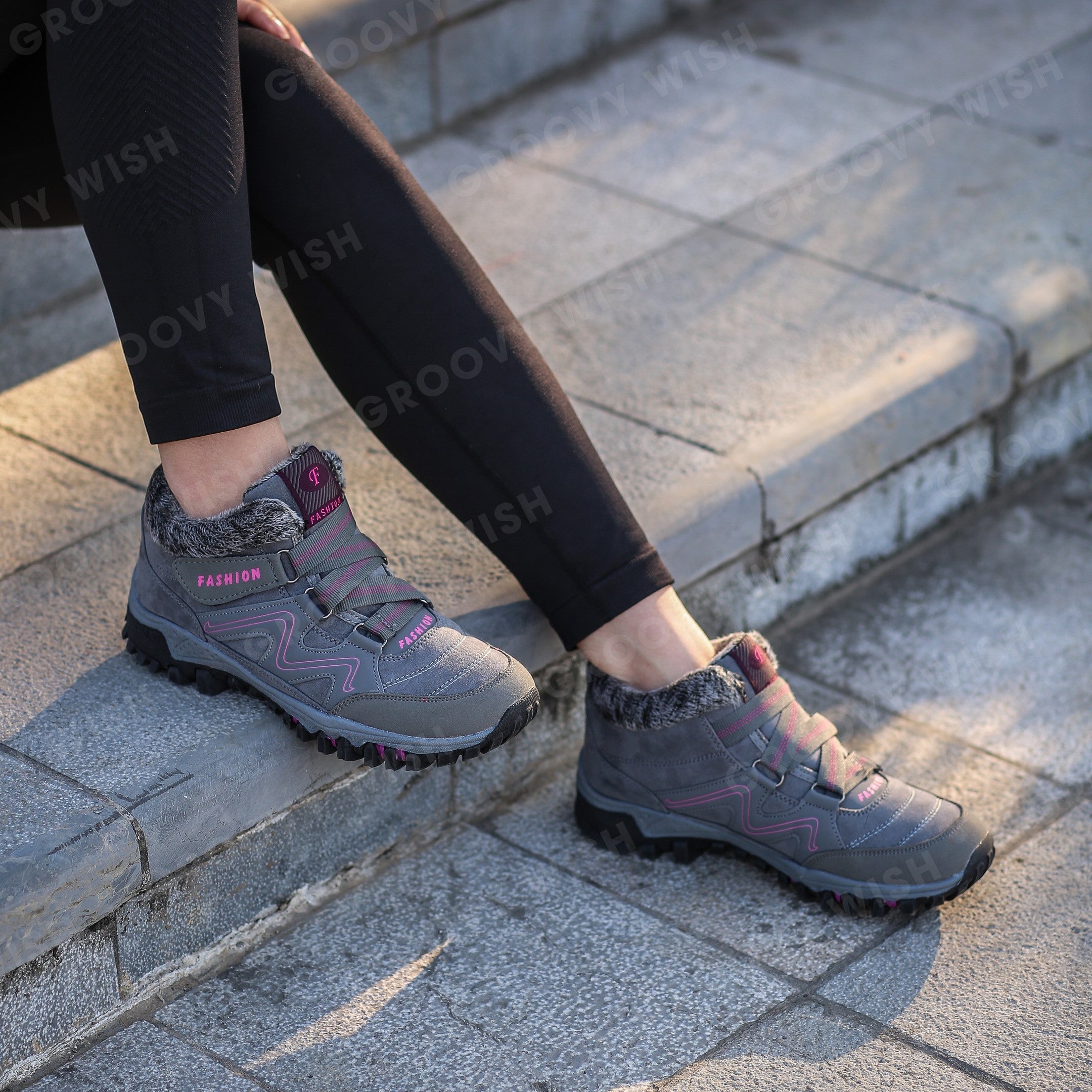 VentureSupply Women Snowy Ankle Orthopedic Boots Super Warm