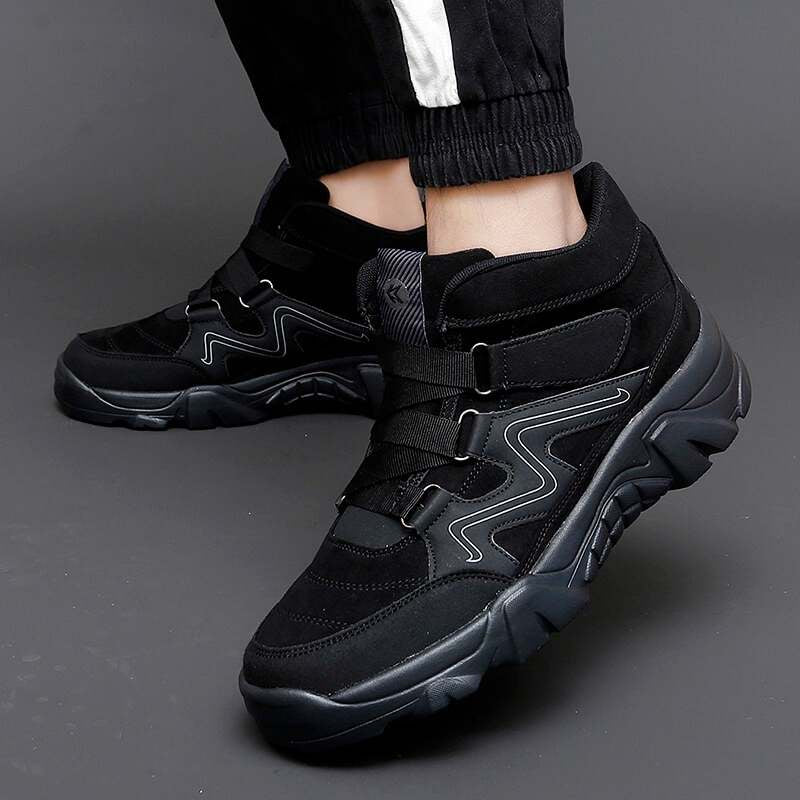 VentureSupply Shoes For Men Anti-puncture Velcro Hiking Sneakers