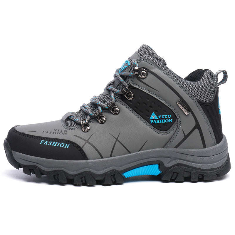 VentureSupply Men's Waterproof Leather Warm Outdoor Hiking Bootsq