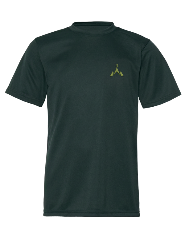 Venture Supply Apex Icon Technical Tee in Forest Green