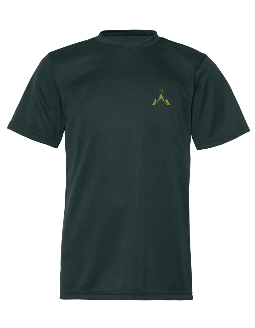 Venture Supply Apex Icon Technical Tee in Forest Green
