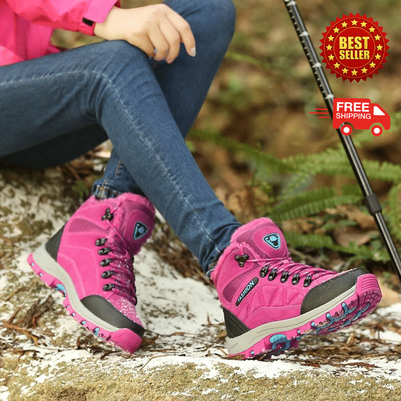 VentureSupply Women Boot Arch Support Warm Fur NonSlip High Ankle Boots