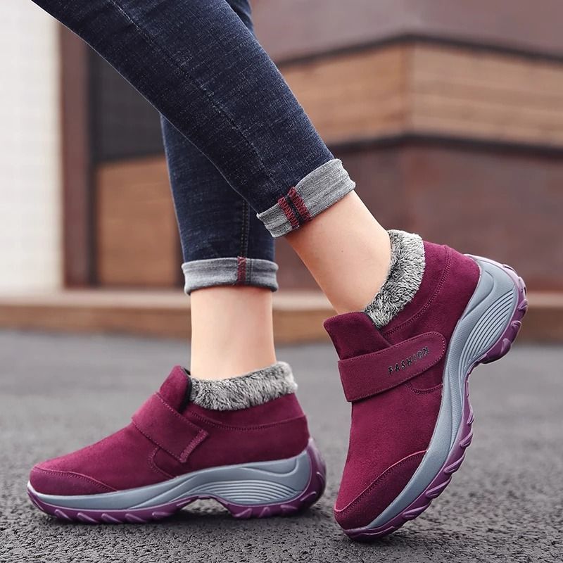 VentureSupply Women Plush Ankle Hiking Boots