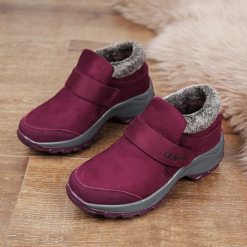 VentureSupply Women Plush Ankle Hiking Boots