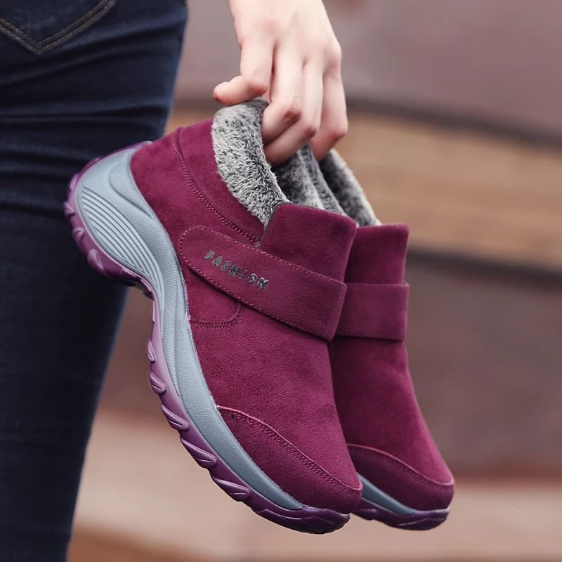 VentureSupply Women Plush Ankle Hiking Boots