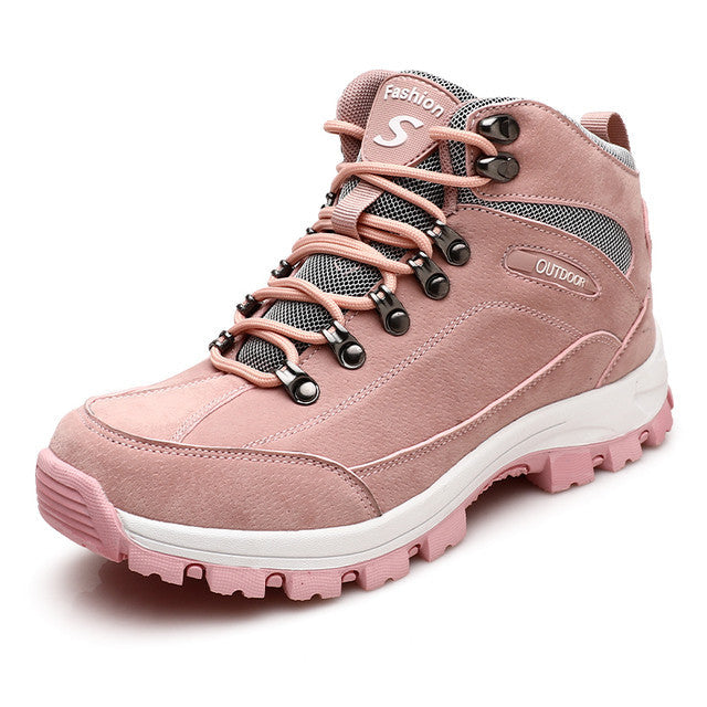 VentureSupply Women Suede Hiking Snow Boots