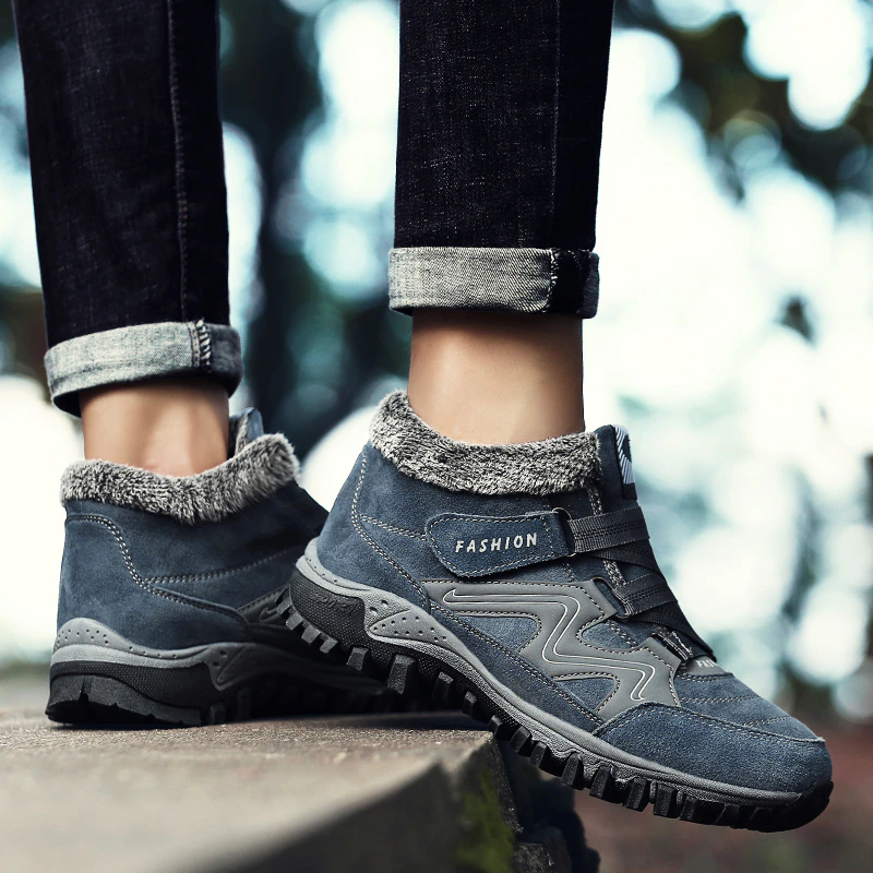 VentureSupply Men Snowy Ankle Orthopedic Boots